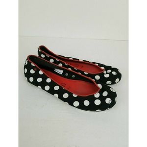 COPY - Converse Coolettes Ballet Flat Polka Dot 7.5 black